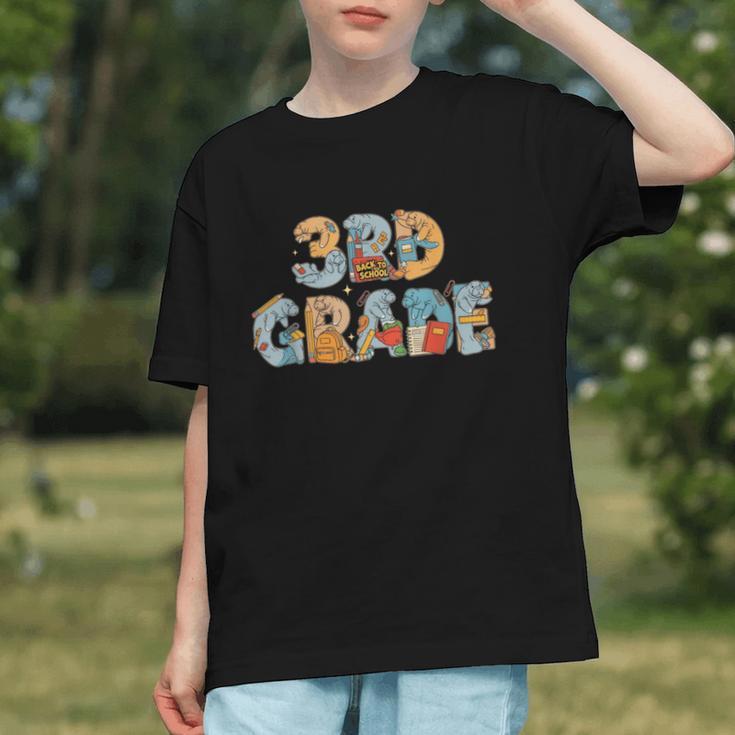 Floating into 3rd Grade! Back to School Manatee Youth T-Shirt Floating into 3rd Grade! Back to School Manatee Youth T-Shirt