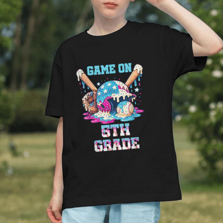 Game On for 5th Grade! Baseball Back to School Youth T-shirt Game On for 5th Grade! Baseball Back to School Youth T-shirt