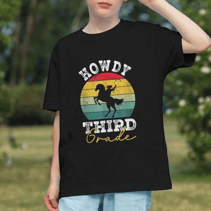 Giddy Up to 3rd Grade! Western Back to School Youth T-Shirt