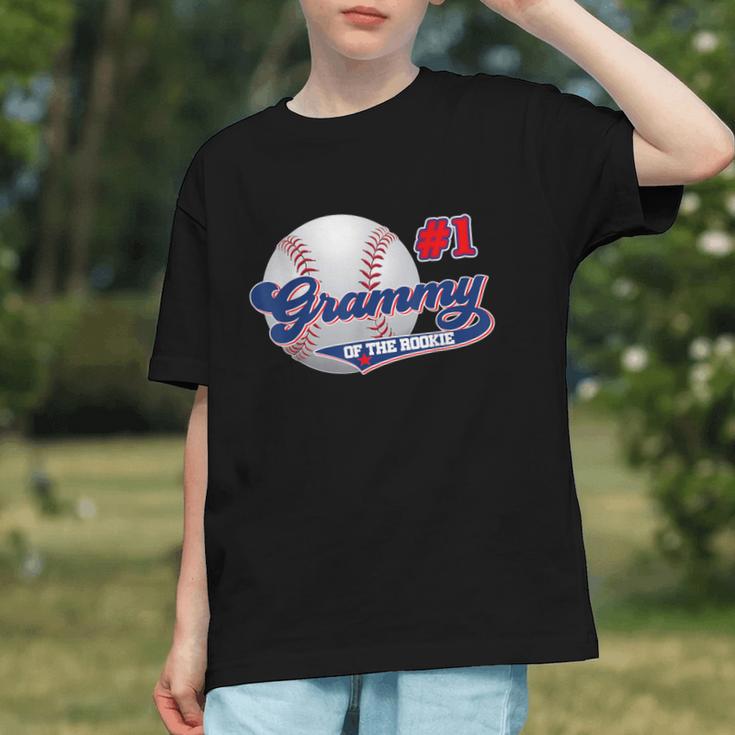 Grammy Rookie Of Year 1st Birthday Baseball Theme Matching Graphic Youth