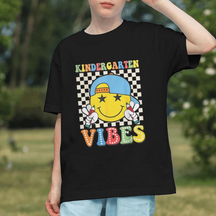 Groovy Kindergarten Vibes Back to School Youth T-shirt