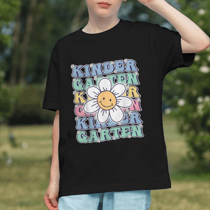 Groovy Kindergarten Vibes Back to School Youth T-Shirt Groovy Kindergarten Vibes Back to School Youth T-Shirt