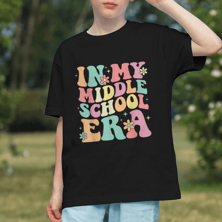 Groovy Middle School Era Vibes Back to School Youth T-Shirt Groovy Middle School Era Vibes Back to School Youth T-Shirt
