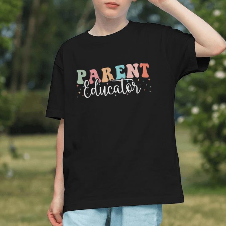 Groovy Parent Educator Back to School Youth T-shirt Groovy Parent Educator Back to School Youth T-shirt