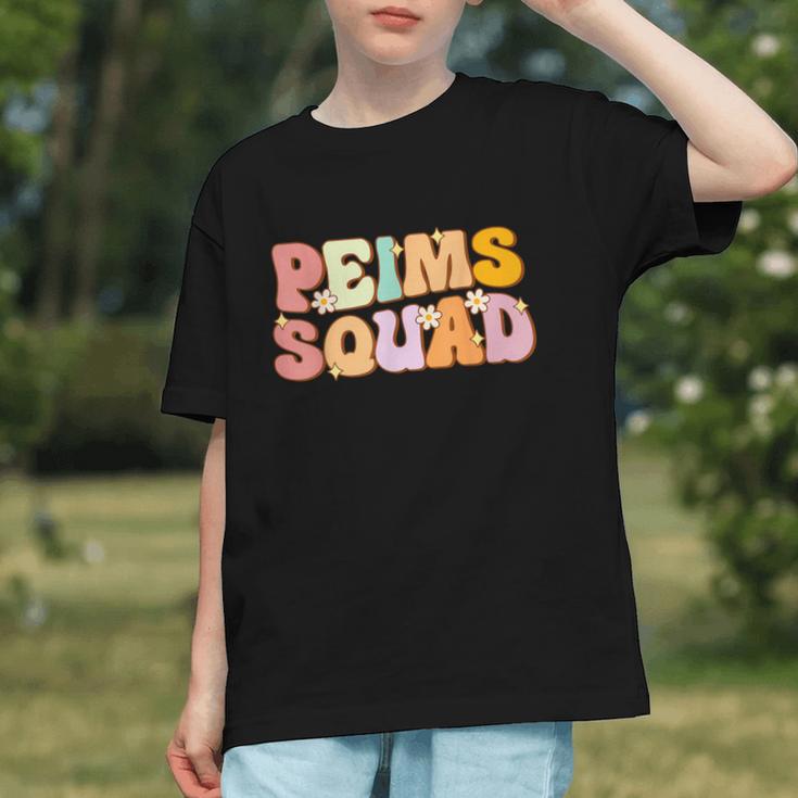Groovy PEIMS Squad Vibes Back to School Youth T-shirt Groovy PEIMS Squad Vibes Back to School Youth T-shirt