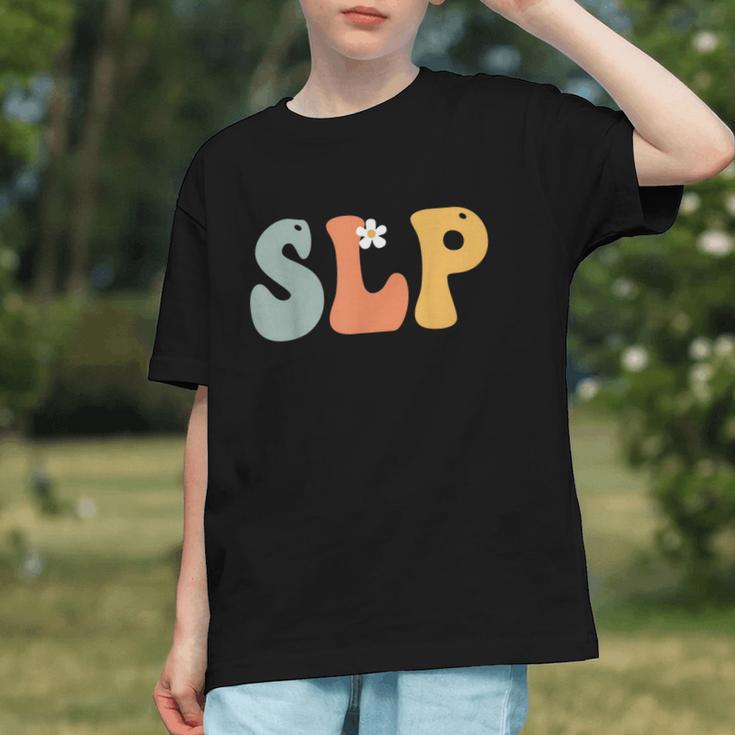 Groovy SLP Vibes! Back to School Youth T-shirt Groovy SLP Vibes! Back to School Youth T-shirt
