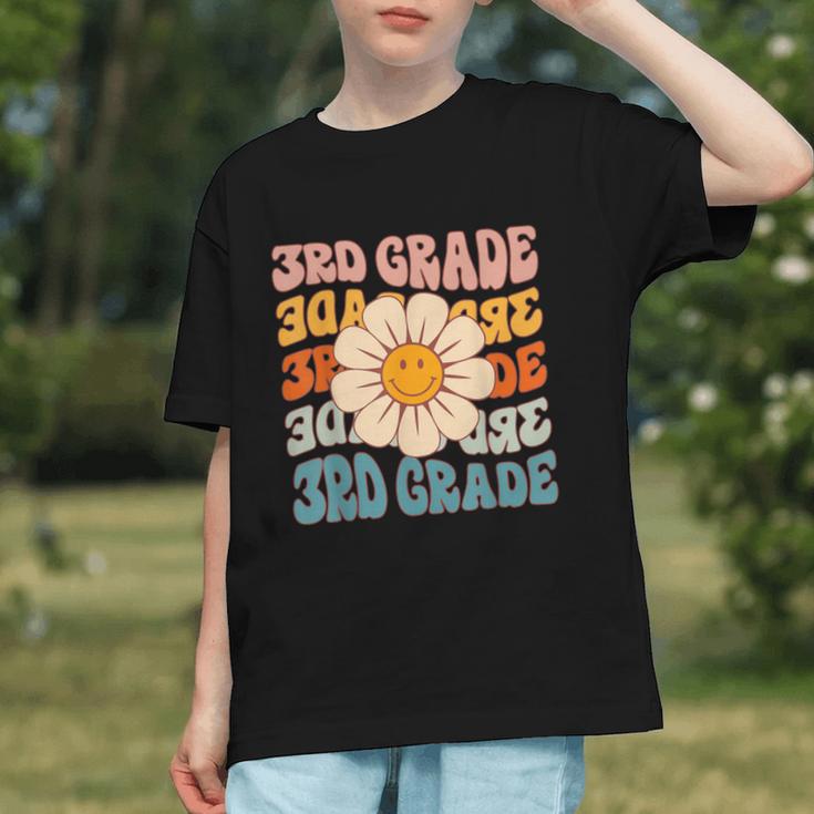 Groovy Third Grade Vibes Back to School Youth T-shirt