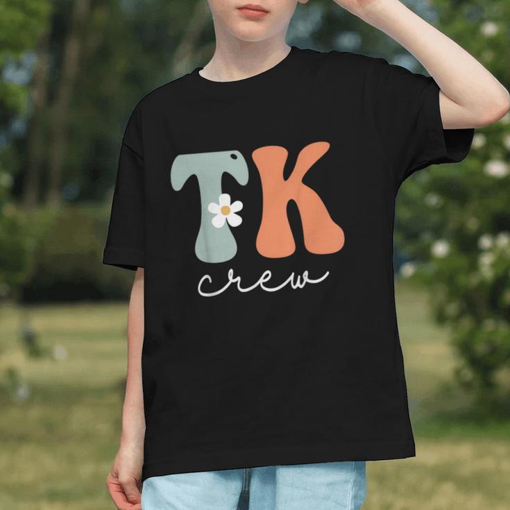 Groovy TK Crew Vibes Back to School Youth T-shirt Groovy TK Crew Vibes Back to School Youth T-shirt