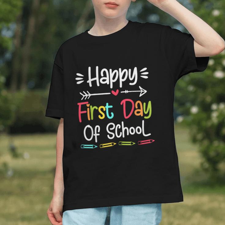 Happy First Day Of School Back To School Kids Students Graphic Youth Happy First Day Of School Back To School Kids Students Graphic Youth