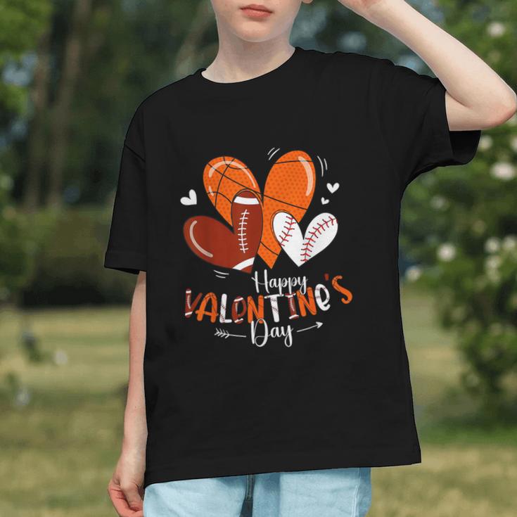 Happy Valentines Day Basketball Baseball Football Boys Graphic Youth Happy Valentines Day Basketball Baseball Football Boys Graphic Youth