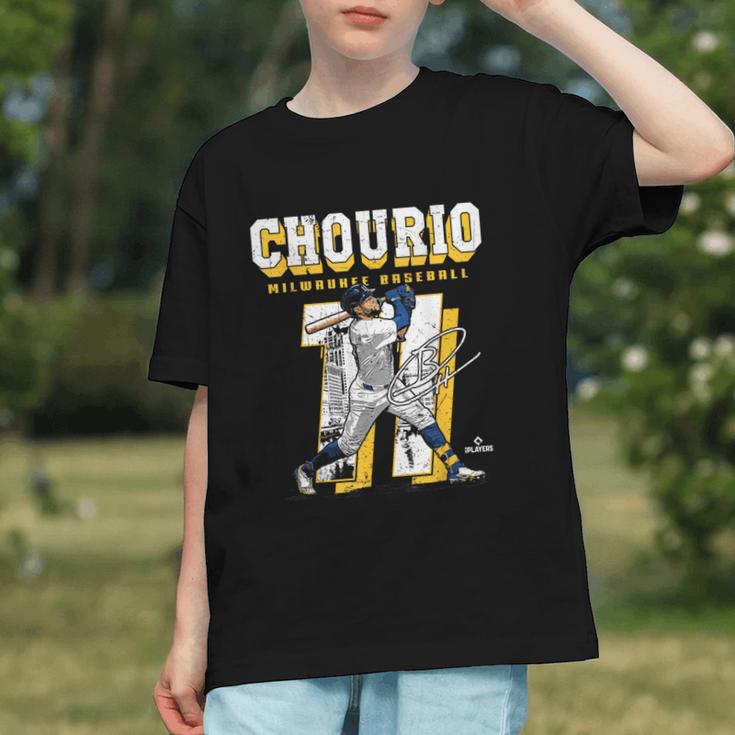 Jackson Chourio Milwaukee MLB Baseball Player MLBJCH201M Graphic Youth Jackson Chourio Milwaukee MLB Baseball Player MLBJCH201M Graphic Youth