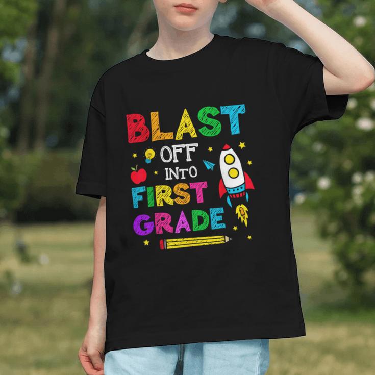 Launch into 1st Grade! Space Squad Back to School Youth T-Shirt
