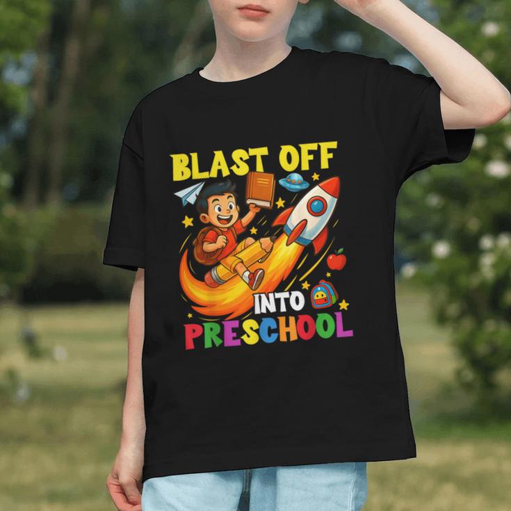 Launch into Preschool! Rocket Back to School Youth T-Shirt