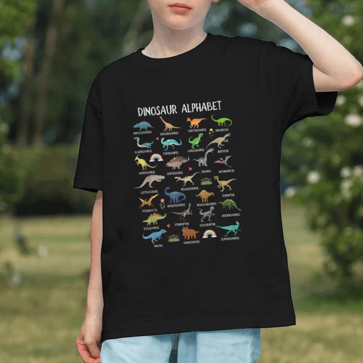 Learn the Dino ABCs! Back to School Kids Youth T-Shirt