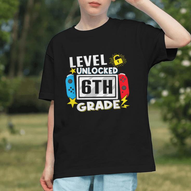 Level Unlocked: Conquer 6th Grade Back to School Youth T-Shirt Level Unlocked: Conquer 6th Grade Back to School Youth T-Shirt