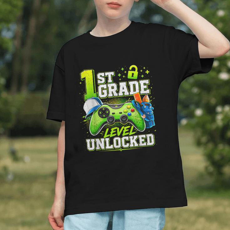 Level Up to 1st Grade! Gamer Back to School Youth T-shirt Level Up to 1st Grade! Gamer Back to School Youth T-shirt