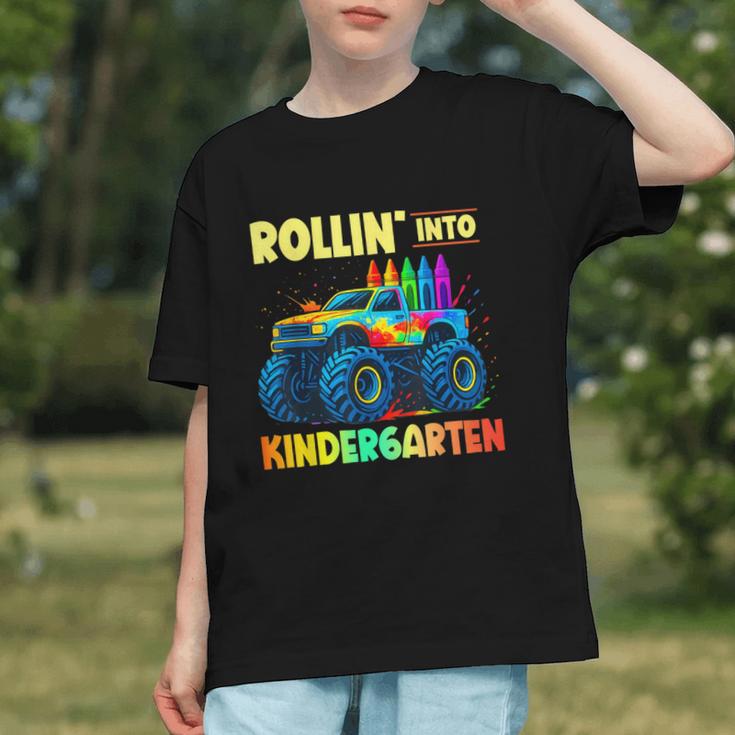 Monster Car Kindergarten Back to School Youth T-shirt
