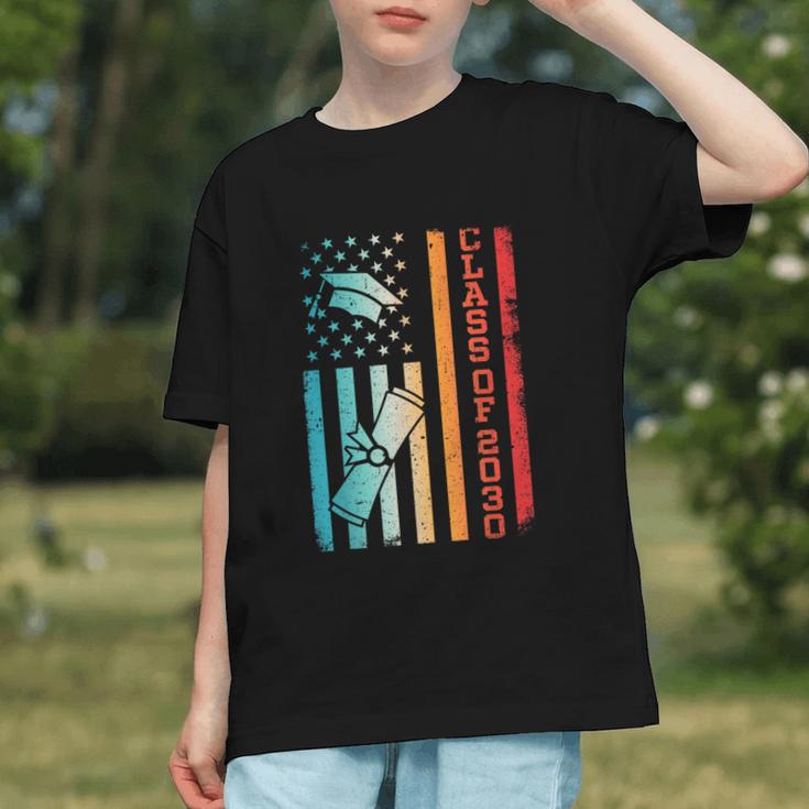 Patriotic Class of 2030 Back to School Youth T-Shirt