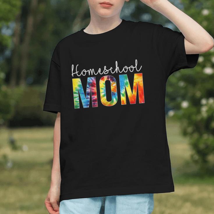 Proud Homeschool Mom Tie Dye Back to School Youth T-shirt Proud Homeschool Mom Tie Dye Back to School Youth T-shirt