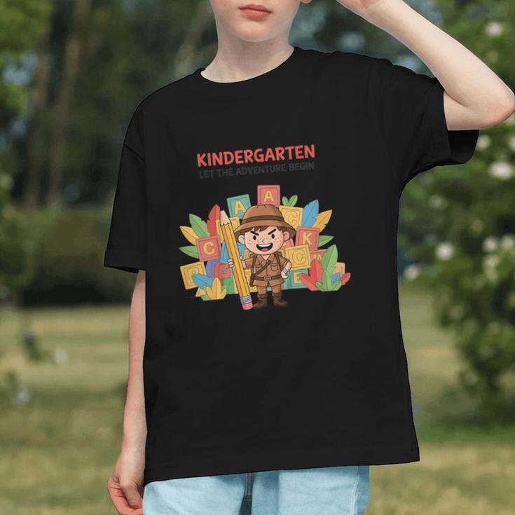 Ready to Explore Kindergarten Back to School Youth T-shirt Ready to Explore Kindergarten Back to School Youth T-shirt