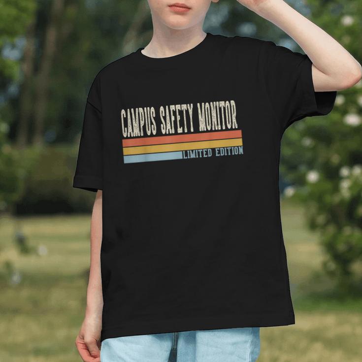 Retro Safety Hero: Campus Monitor Back to School Youth T-shirt