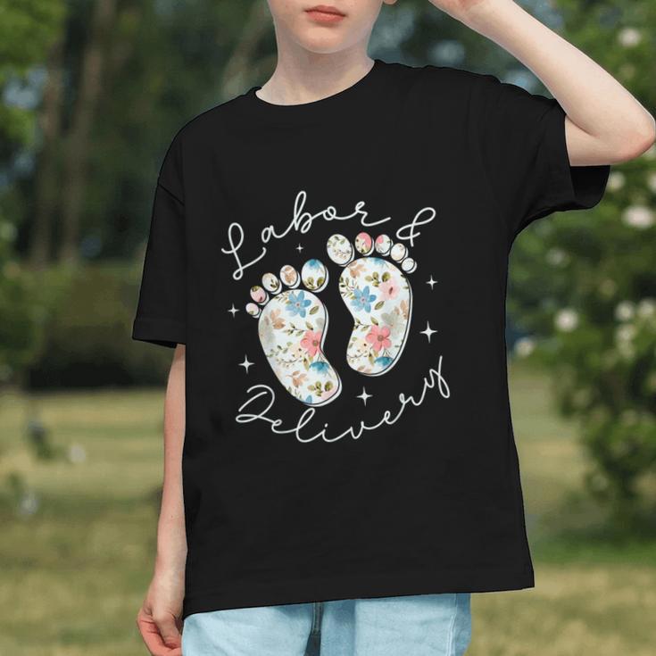 Retro Wildflowers Labor And Delivery Nurse Back To School Graphic Youth Retro Wildflowers Labor And Delivery Nurse Back To School Graphic Youth