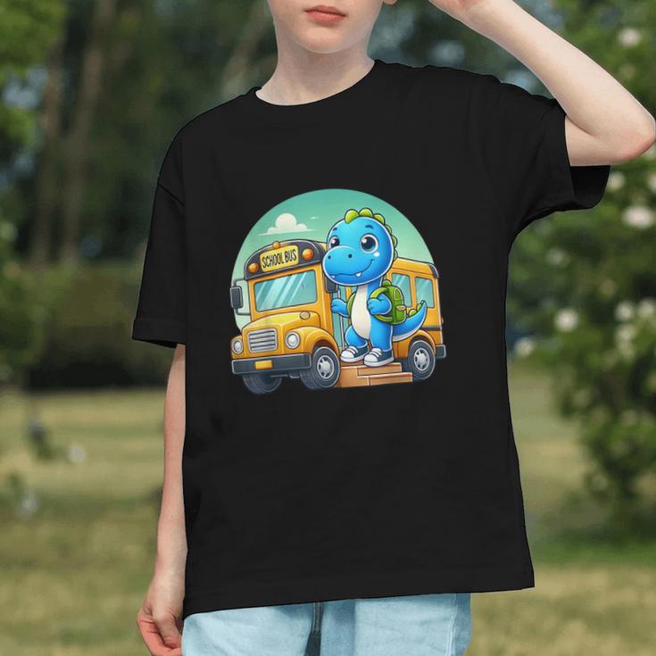 Roaring Dino Bus Ride! Back to School Youth T-shirt Roaring Dino Bus Ride! Back to School Youth T-shirt