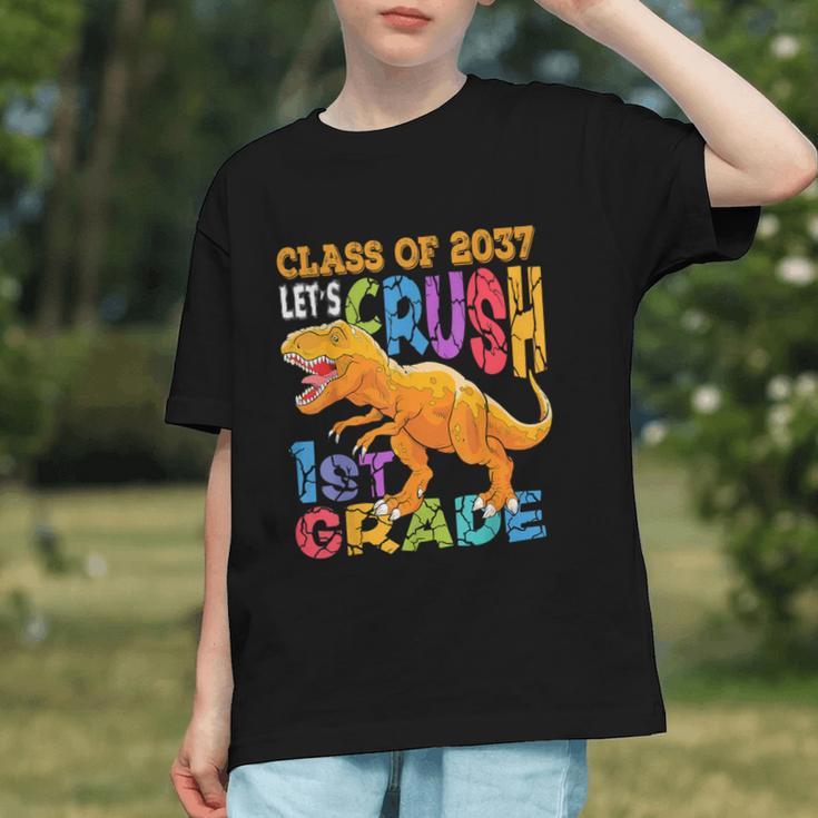 Roaring into 1st Grade Dinosaur Back to School Youth T-shirt Roaring into 1st Grade Dinosaur Back to School Youth T-shirt