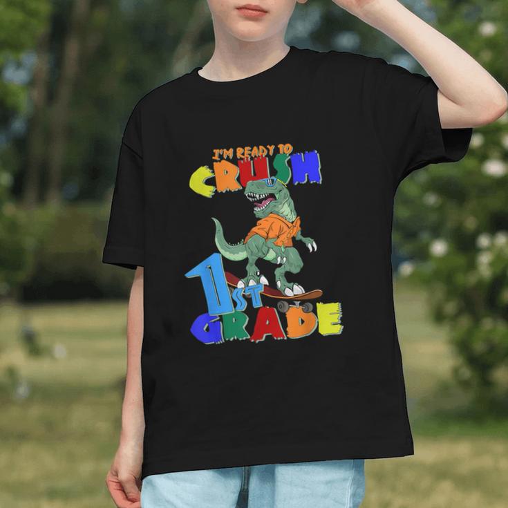 Roaring into 1st Grade! Dinosaur Back to School Youth T-shirt Roaring into 1st Grade! Dinosaur Back to School Youth T-shirt
