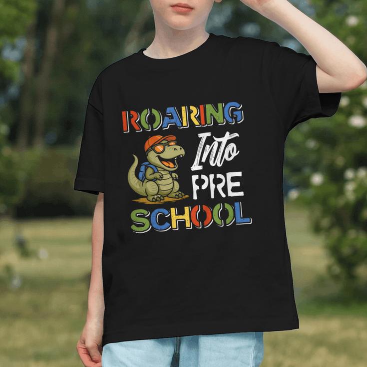 Roaring Into Preschool! Back to School Youth T-shirt Roaring Into Preschool! Back to School Youth T-shirt