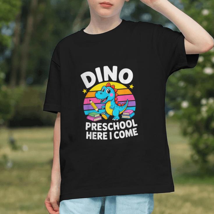 Roaring into Preschool! Dino Back to School Youth T-shirt Roaring into Preschool! Dino Back to School Youth T-shirt