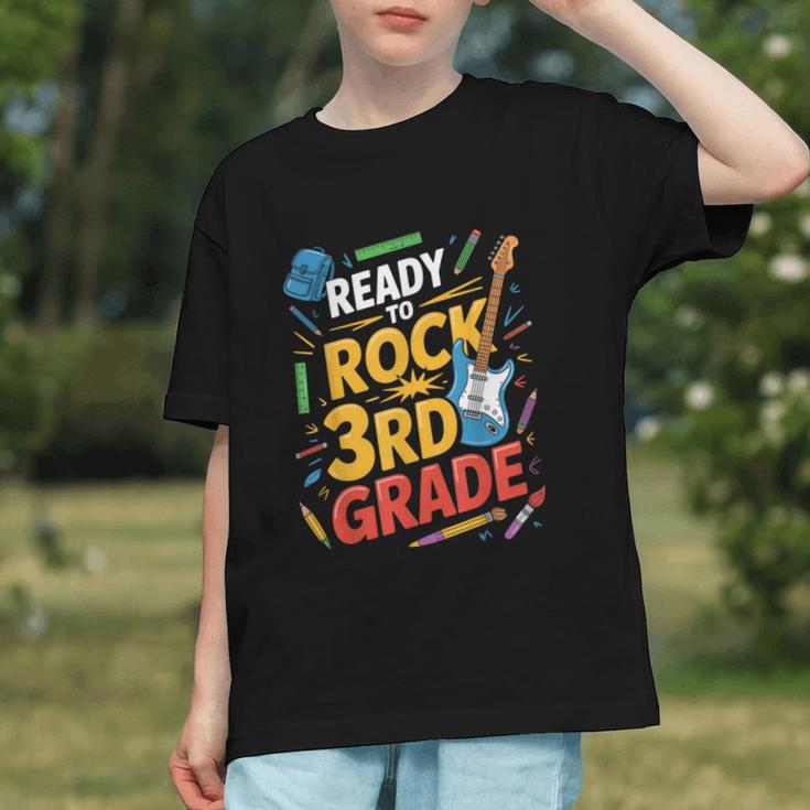 Rocking Into 3rd Grade! Music Back to School Youth T-shirt Rocking Into 3rd Grade! Music Back to School Youth T-shirt