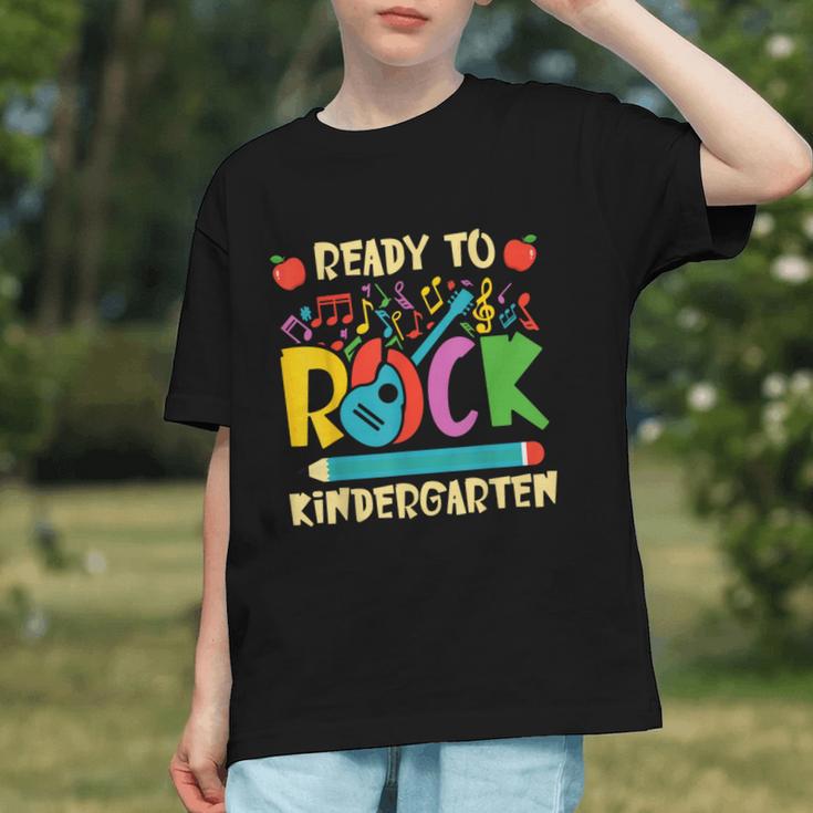Rocking Into Kindergarten! Guitar Back to School Youth T-shirt
