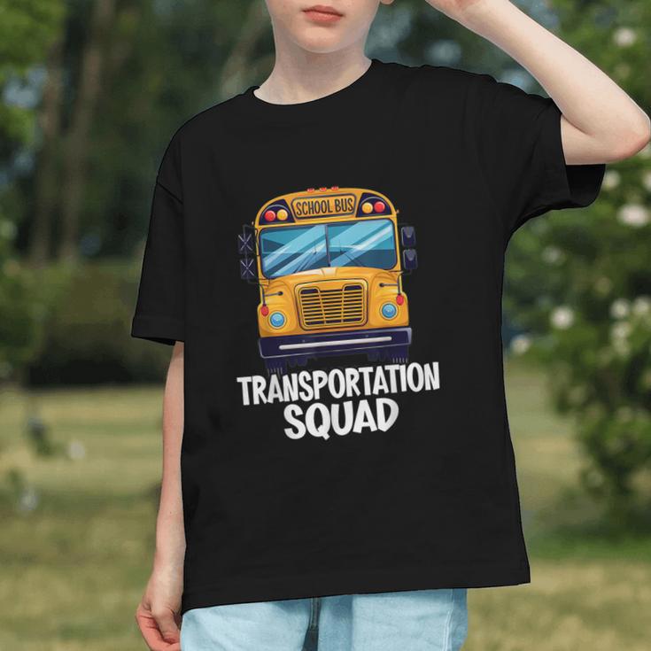 Roll with the Bus Transportation Squad Back to School Youth T-Shirt Roll with the Bus Transportation Squad Back to School Youth T-Shirt