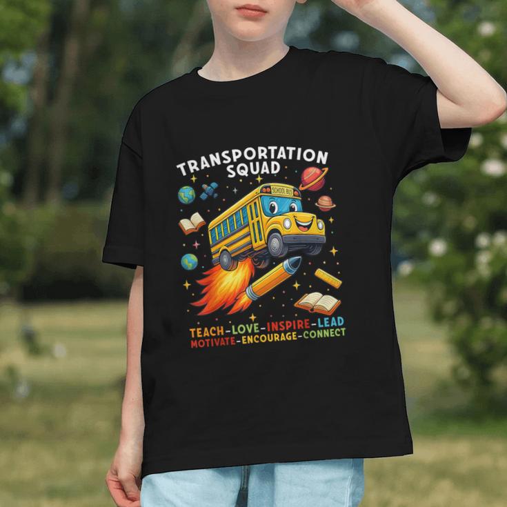 Roll with the Transportation Squad Back to School Youth T-shirt Roll with the Transportation Squad Back to School Youth T-shirt