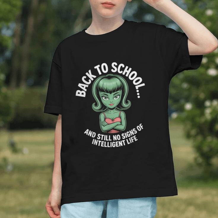 Sarcastic Alien Humorous Back to School Youth T-shirt
