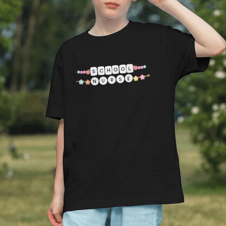 School Nurse Friendship Bracelet Back to School Youth T-Shirt