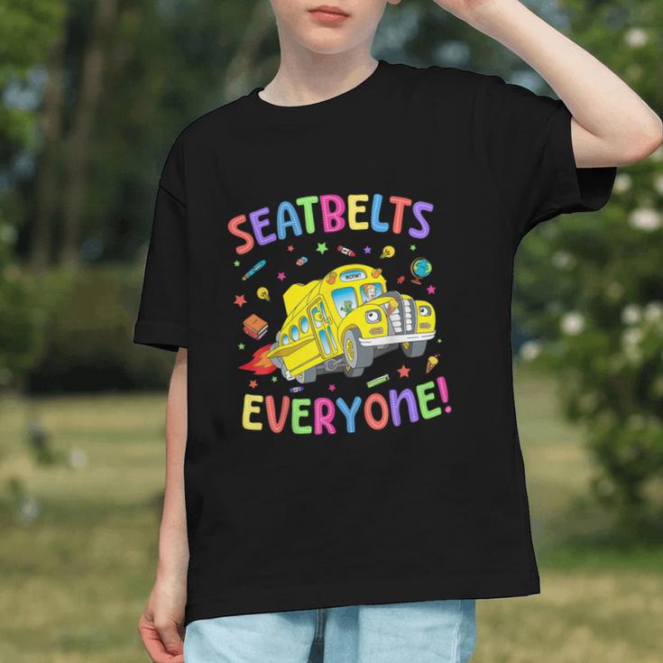 Seatbelts, Everyone! Bus Driver Back to School Youth T-Shirt Seatbelts, Everyone! Bus Driver Back to School Youth T-Shirt