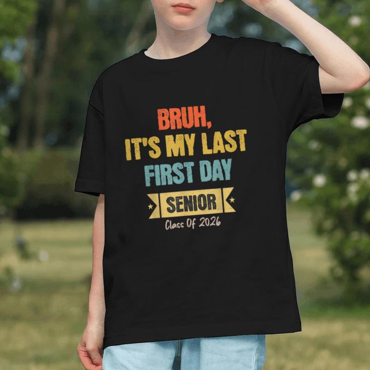 Senior Year Vibes! Last First Day Back to School Youth T-shirt Senior Year Vibes! Last First Day Back to School Youth T-shirt