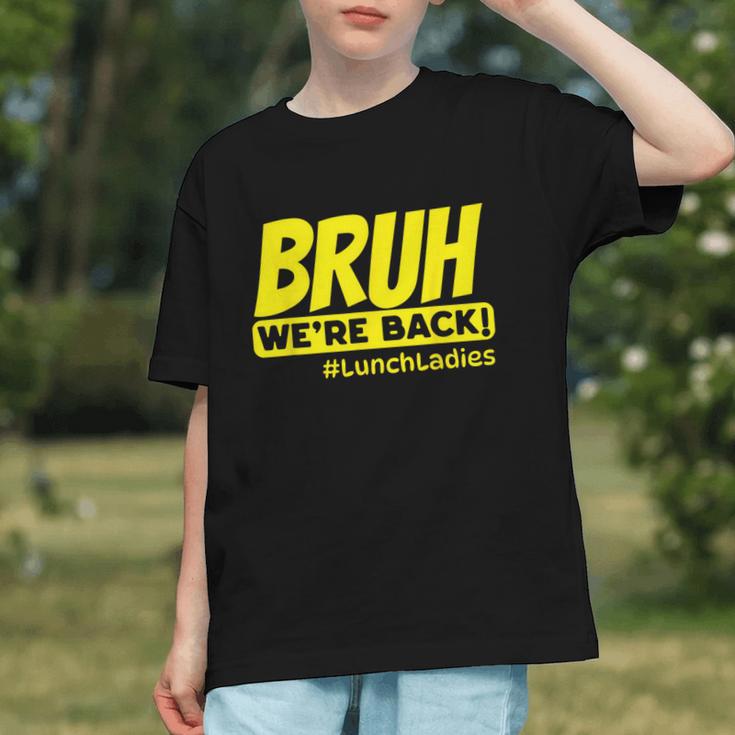Serving Smiles: Funny Lunch Lady Back to School Youth T-shirt