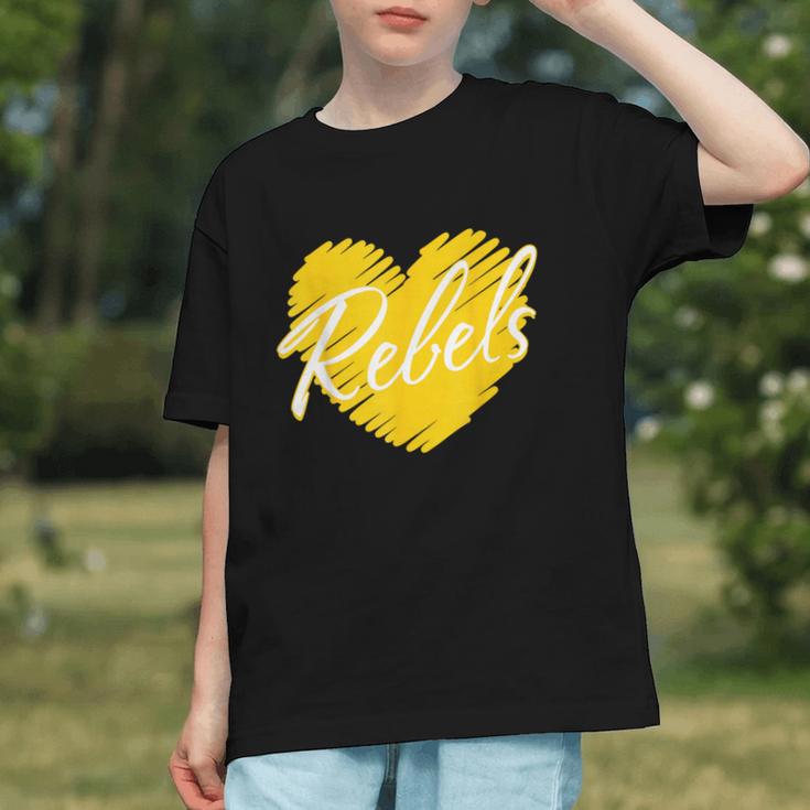 Show Your Rebels Heart Back to School Youth T-shirt Show Your Rebels Heart Back to School Youth T-shirt