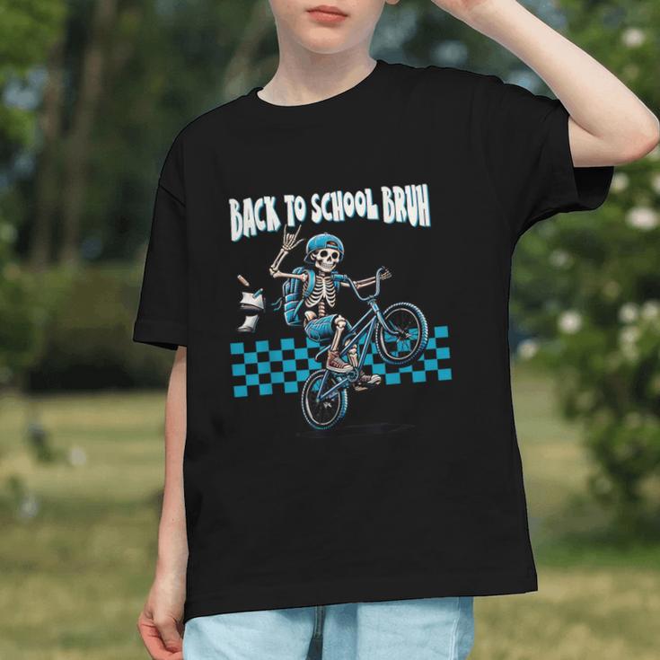 Shredding Back to School! Skeleton BMX Youth T-shirt Shredding Back to School! Skeleton BMX Youth T-shirt