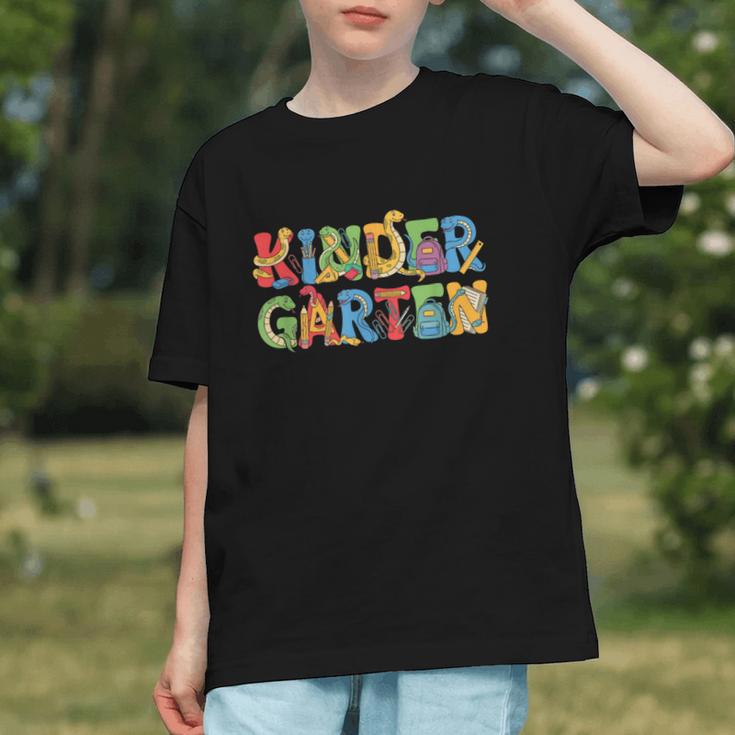 Slithering Into Kindergarten Back to School Youth T-Shirt