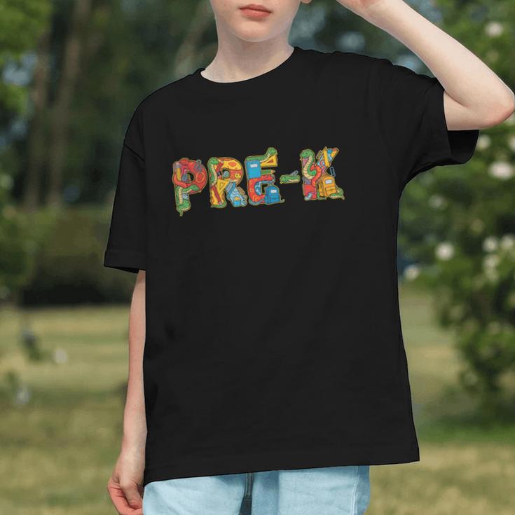 Slithering Into Pre-K! Snake Back to School Youth T-Shirt