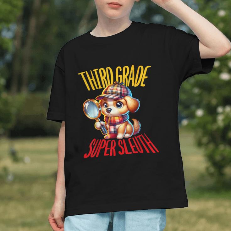 Sniffing Out Clues in 3rd Grade! Back to School Youth T-shirt