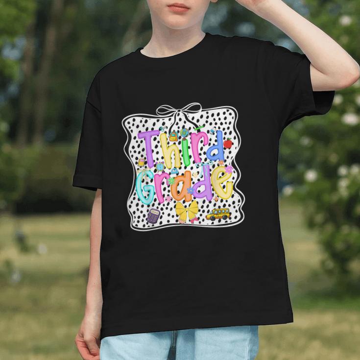 Spot On for 3rd Grade! Dalmatian Back to School Youth T-shirt