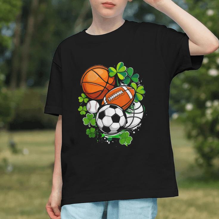 St Patricks Day Shamrock Basketball Baseball Football Soccer Graphic Youth St Patricks Day Shamrock Basketball Baseball Football Soccer Graphic Youth