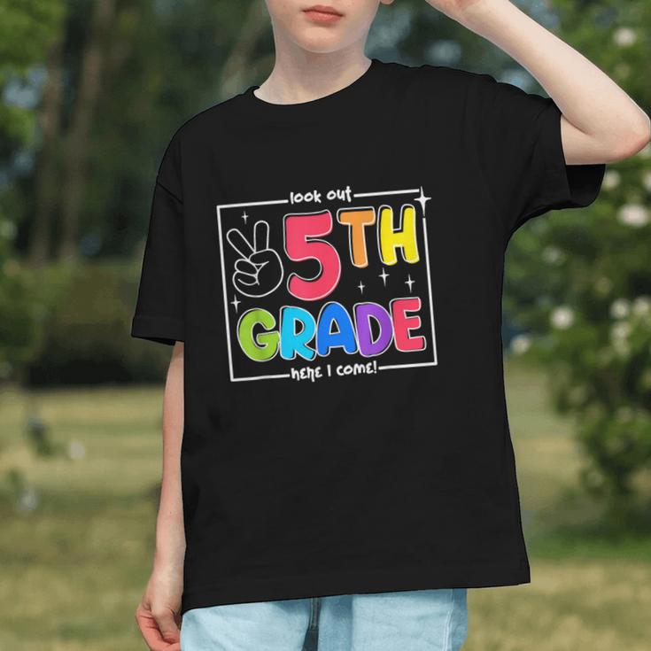 Stepping into 5th Grade! Bold Back to School Youth T-shirt Stepping into 5th Grade! Bold Back to School Youth T-shirt