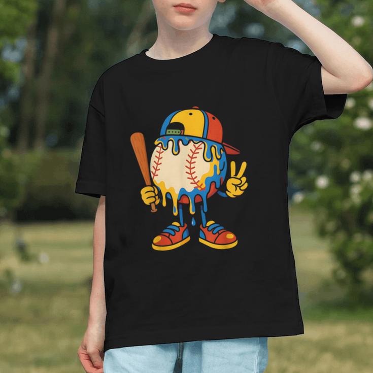 Sweet Baseball Drip for the First Day! Back to School Youth T-Shirt