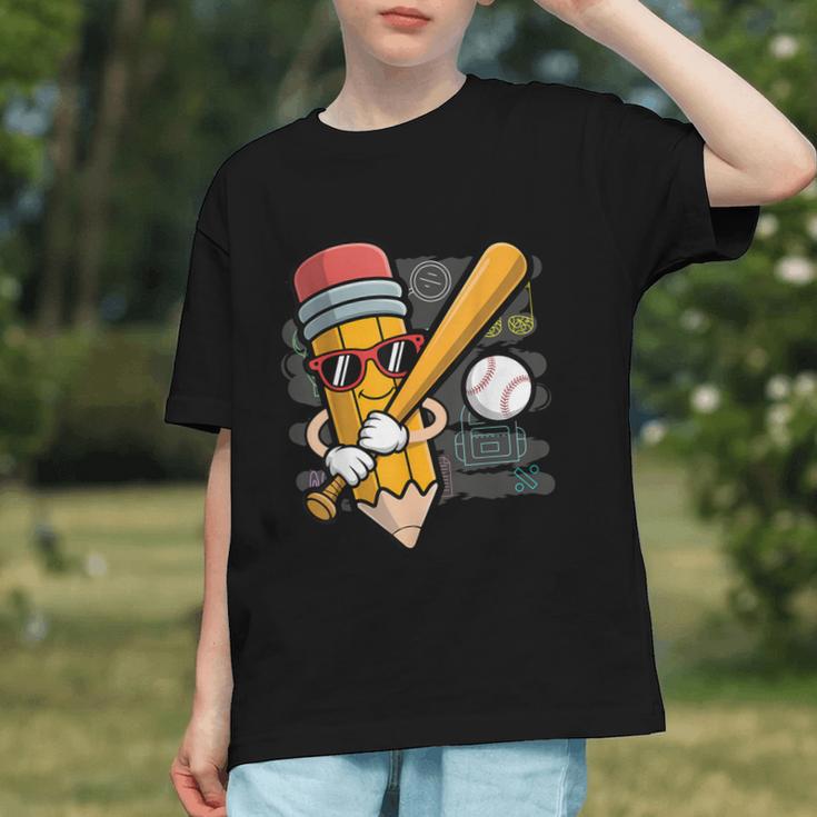 Swing into Class! Baseball Pencil Back to School Youth T-Shirt Swing into Class! Baseball Pencil Back to School Youth T-Shirt